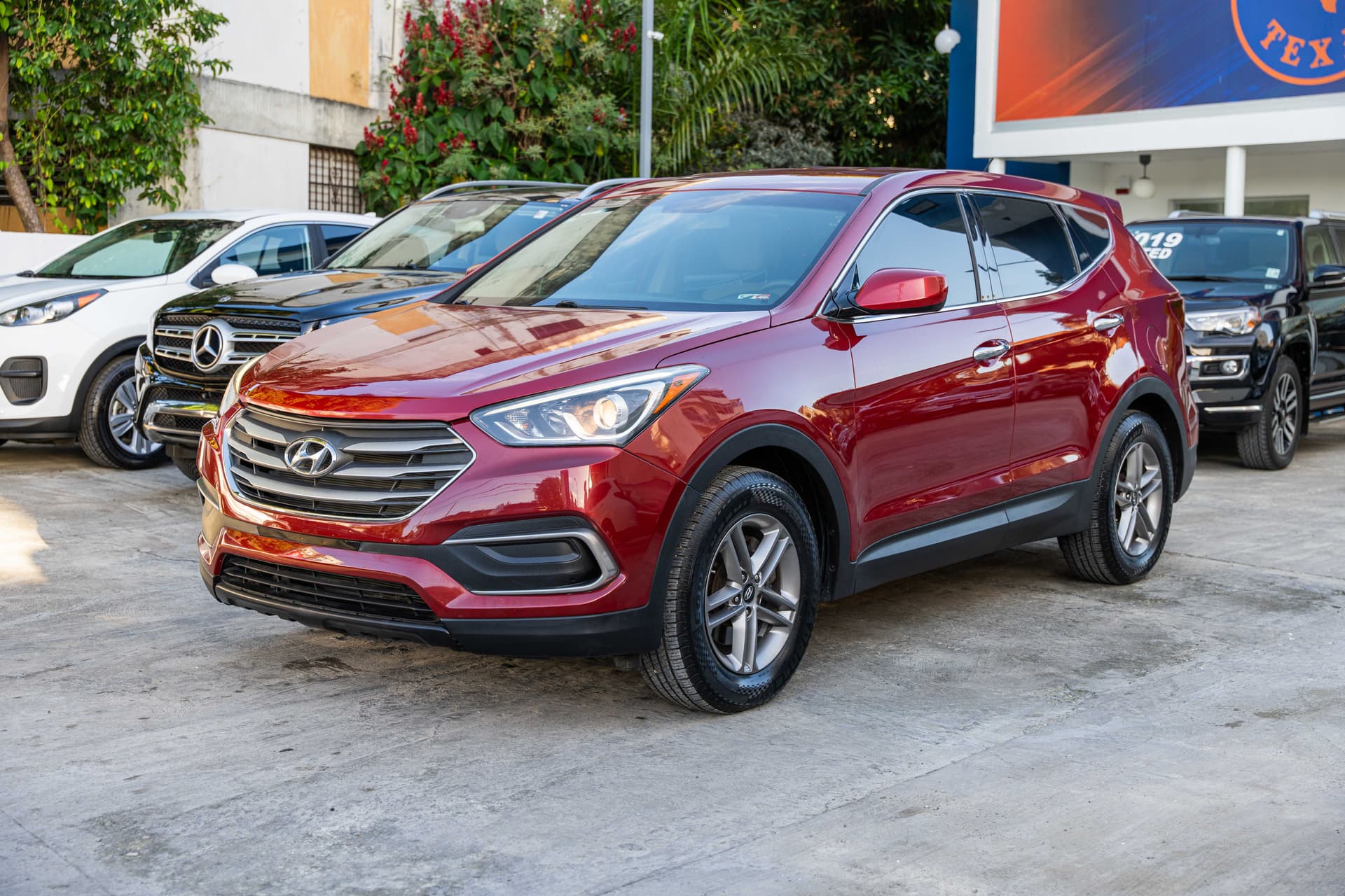 Hyundai Santa Fe 2018 Rojo